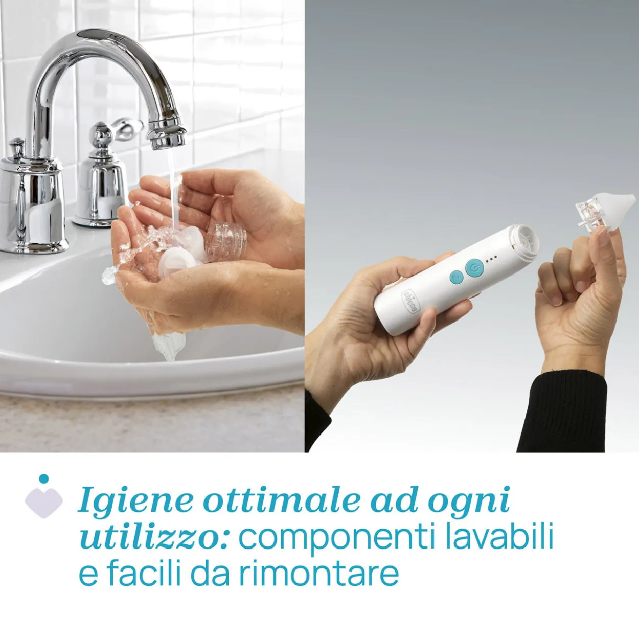 Aspiratore nasale elettrico Physioclean