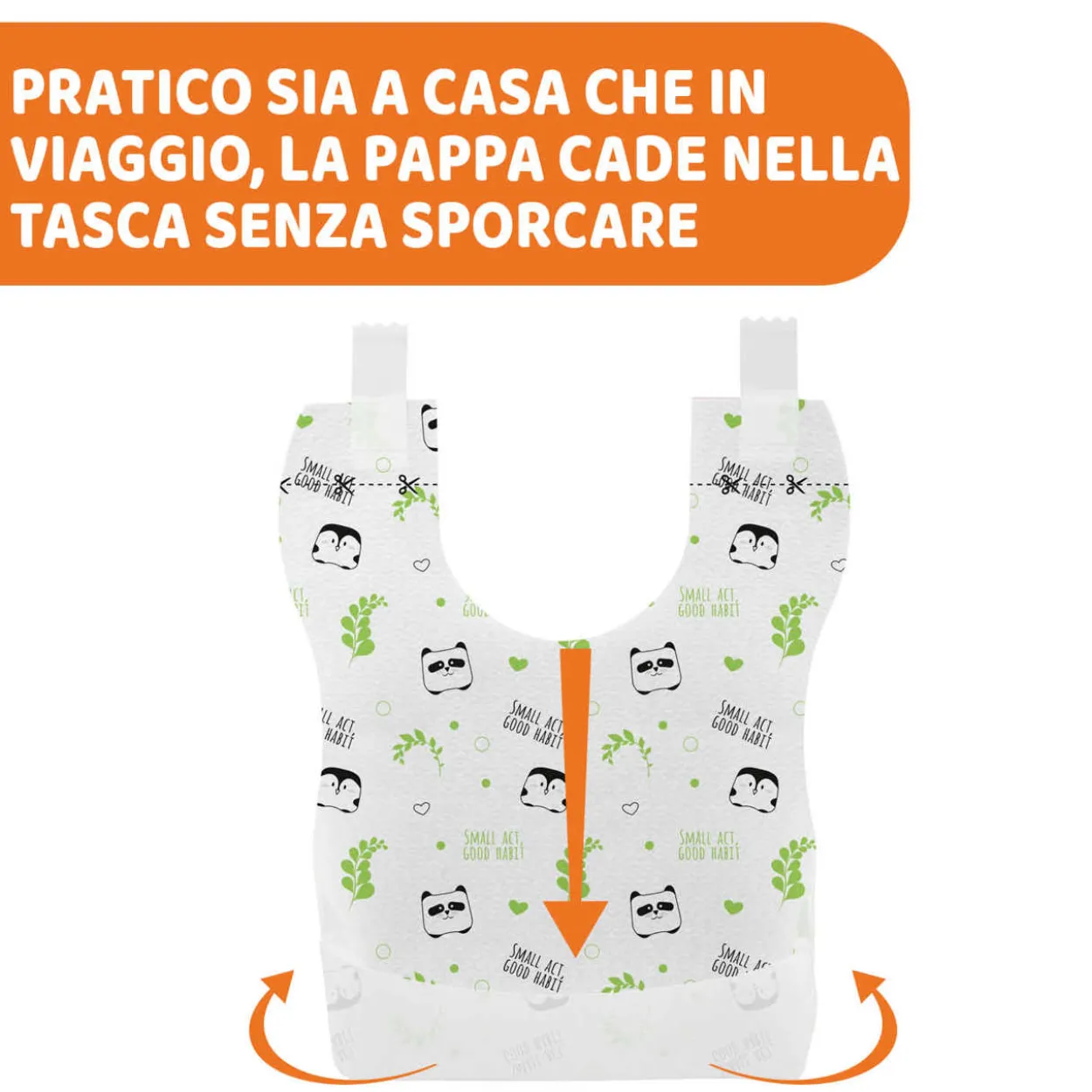 Bavaglini Monouso Compostabili 36pz
