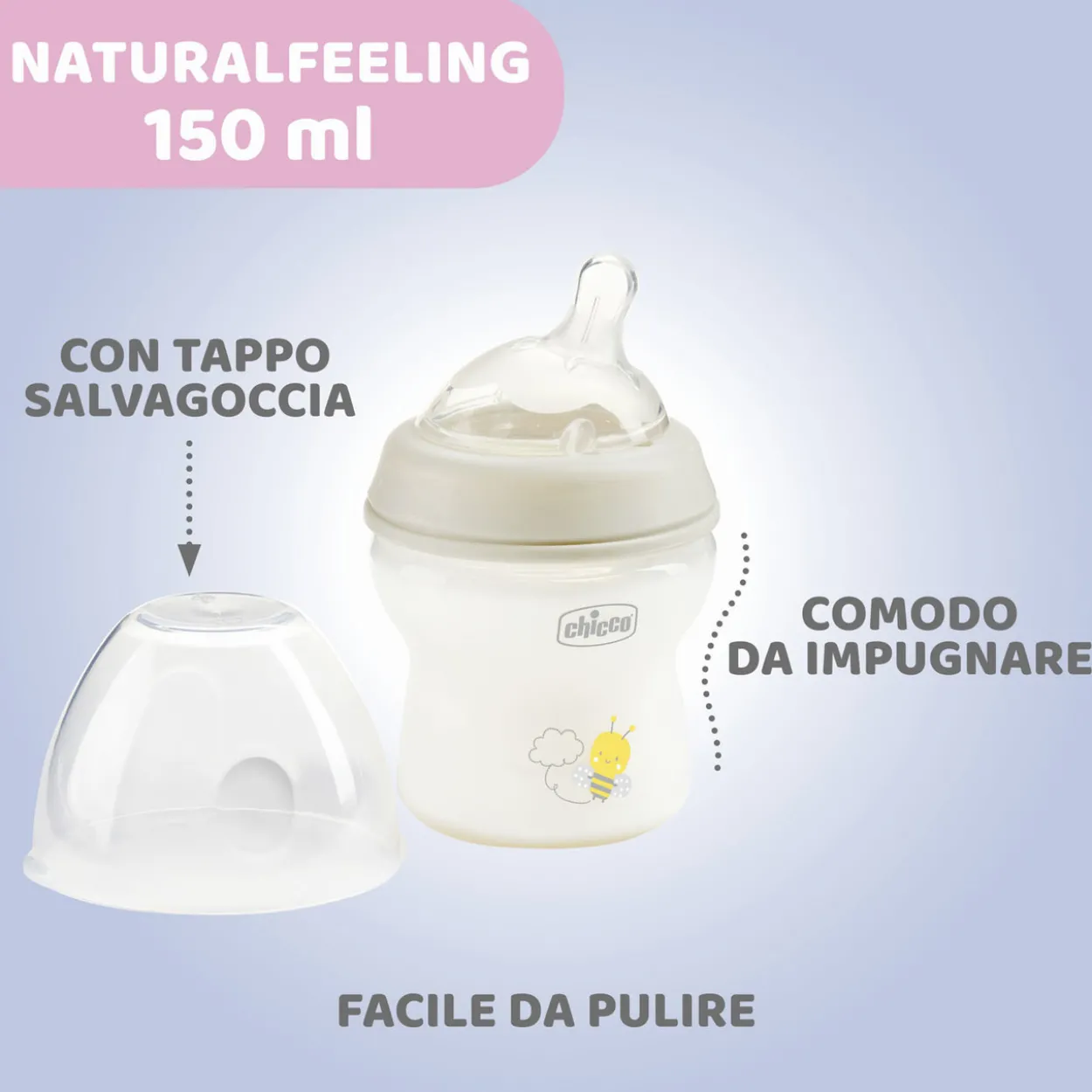 Biberon NaturalFeeling Flusso Lento (150ml)