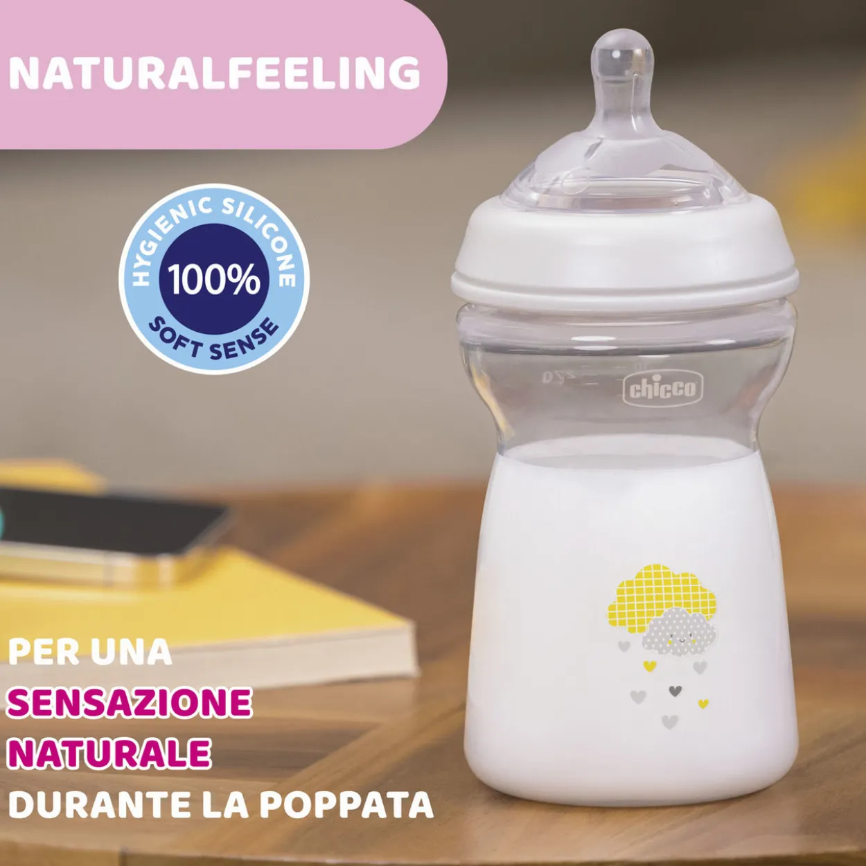 Biberon NaturalFeeling Flusso Rapido (330ml)