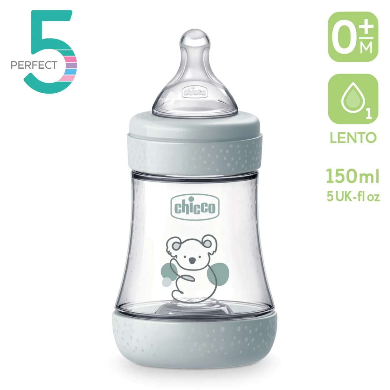 Biberon Perfect 5 Flusso lento (150 ml)