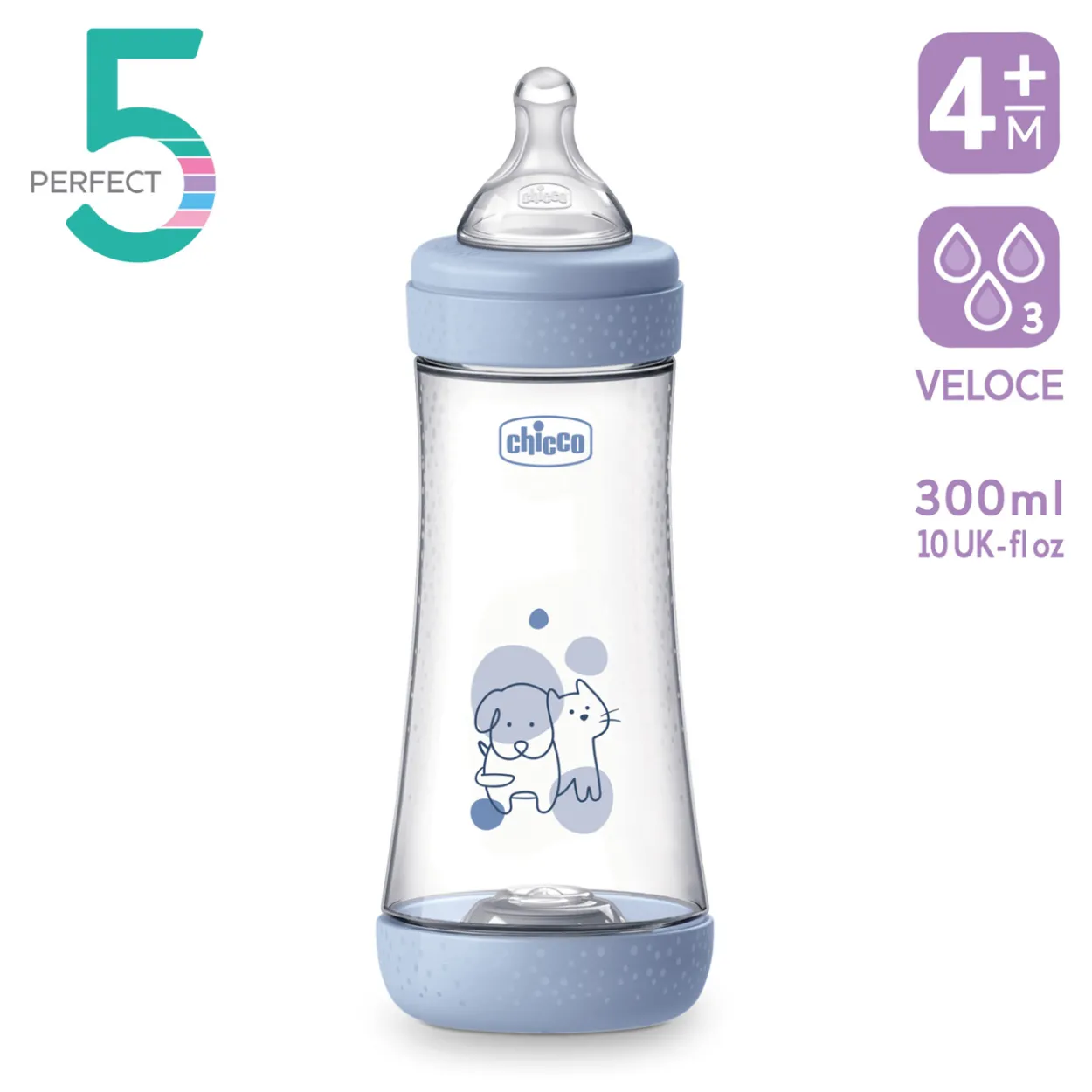 Biberon Perfect 5 Flusso Rapido (300 ml)