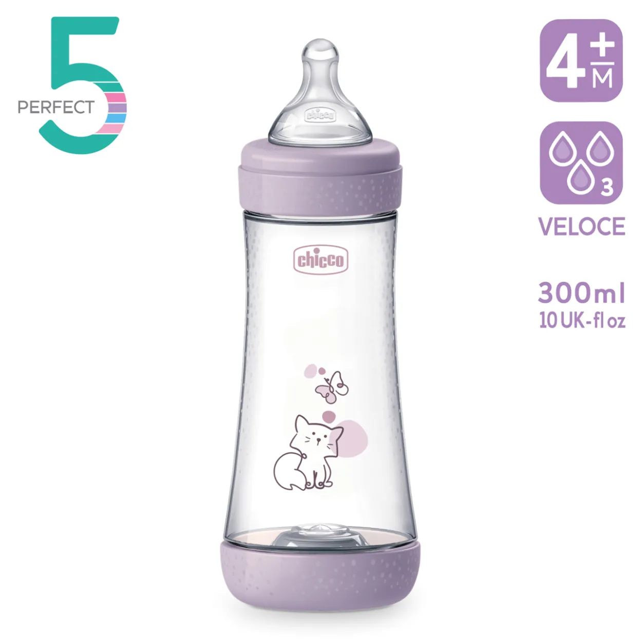 Biberon Perfect 5 Flusso Rapido (300 ml)