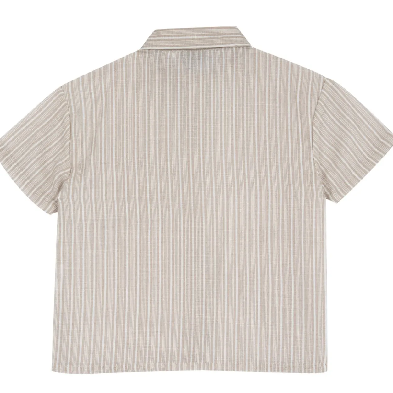 Camicia manica corta rigata