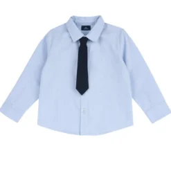 Camicia manica lunga con cravatta
