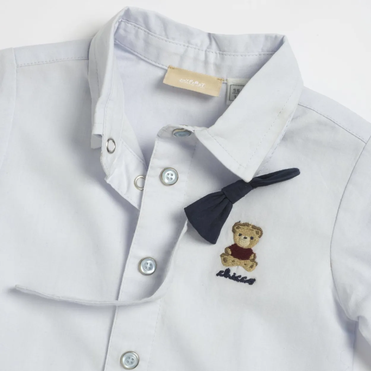 Camicia manica lunga con papillon