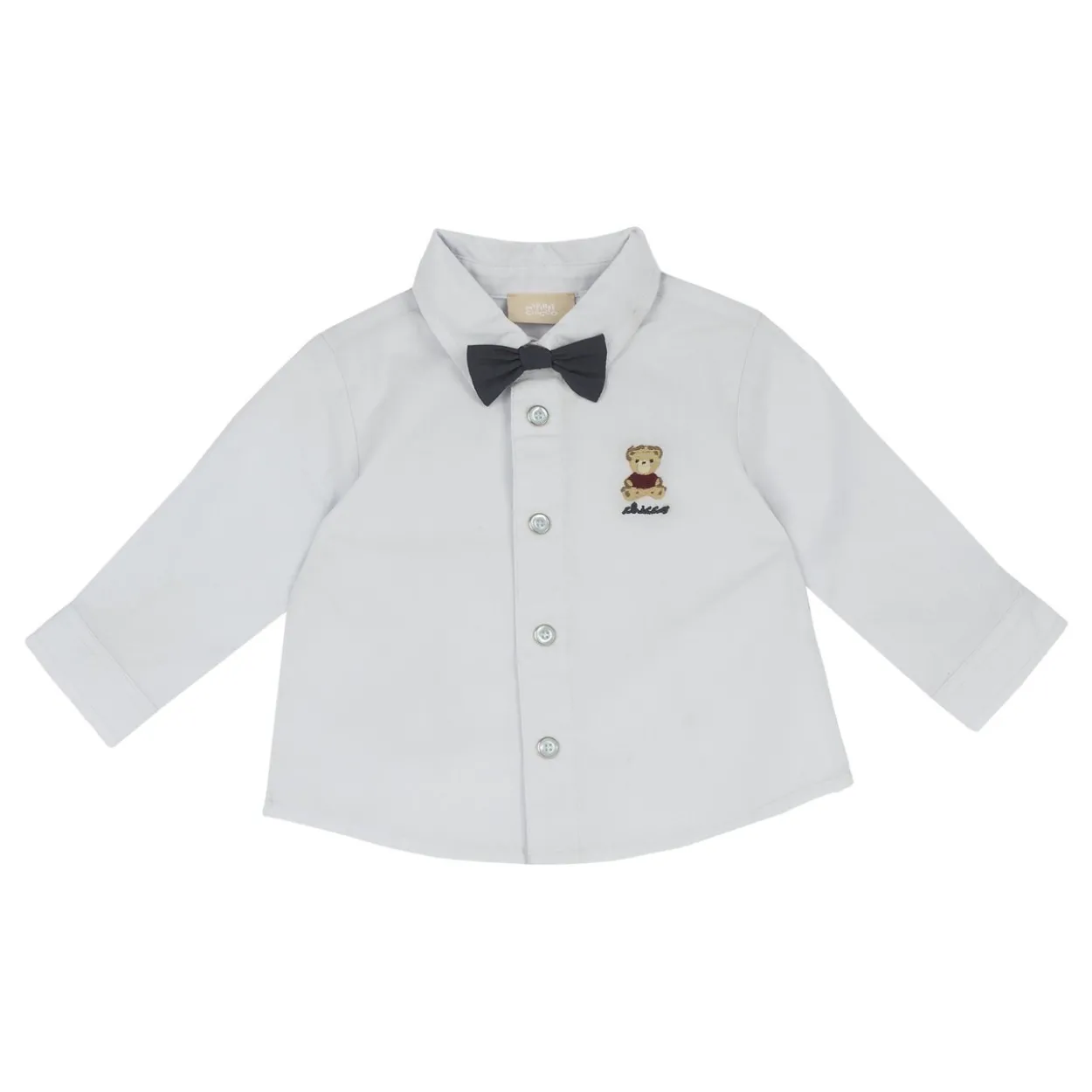Camicia manica lunga con papillon