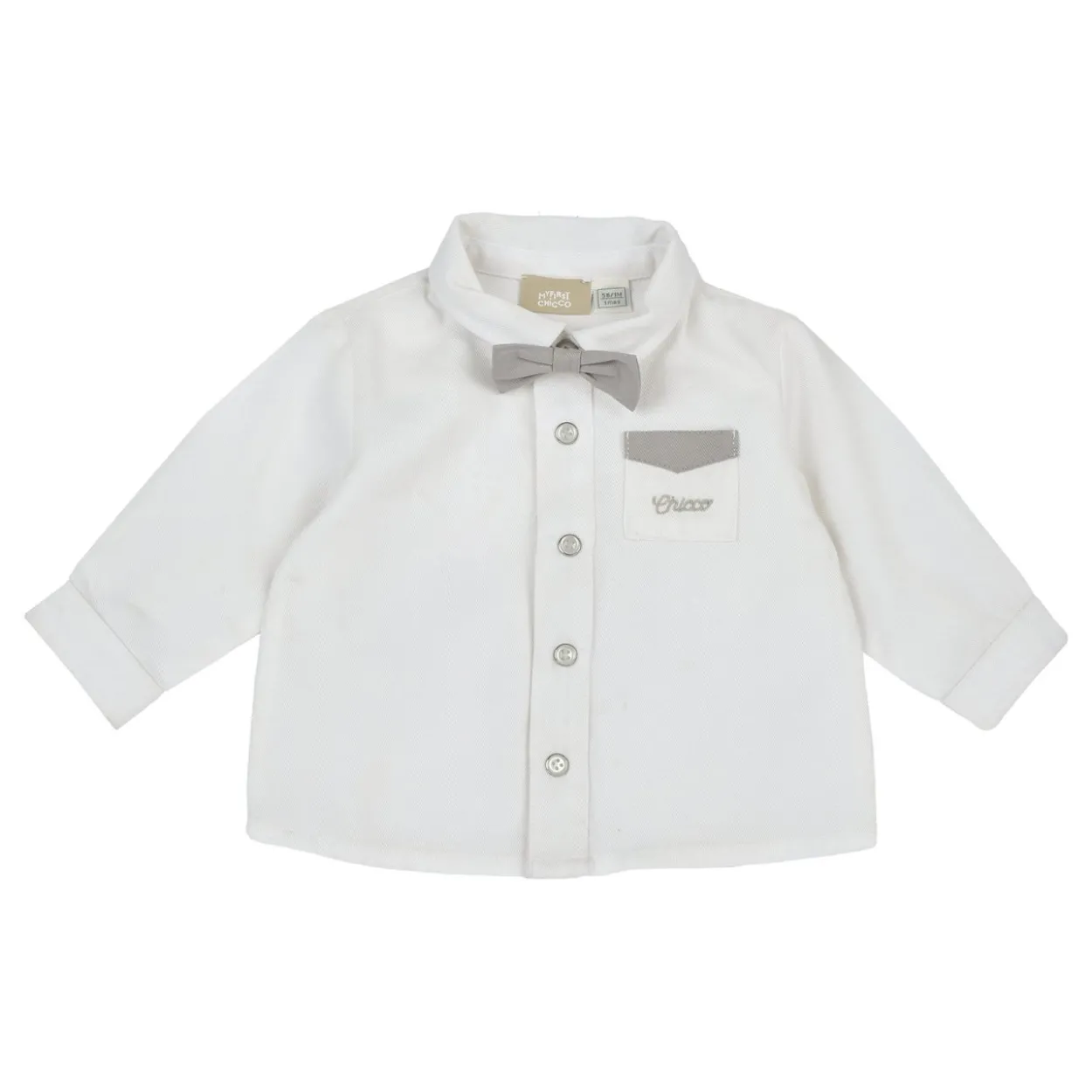 Camicia manica lunga con papillon