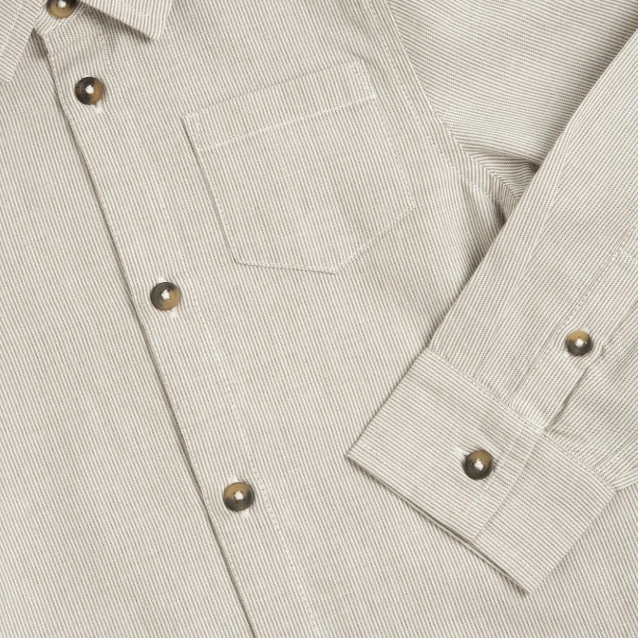 Camicia manica lunga rigata