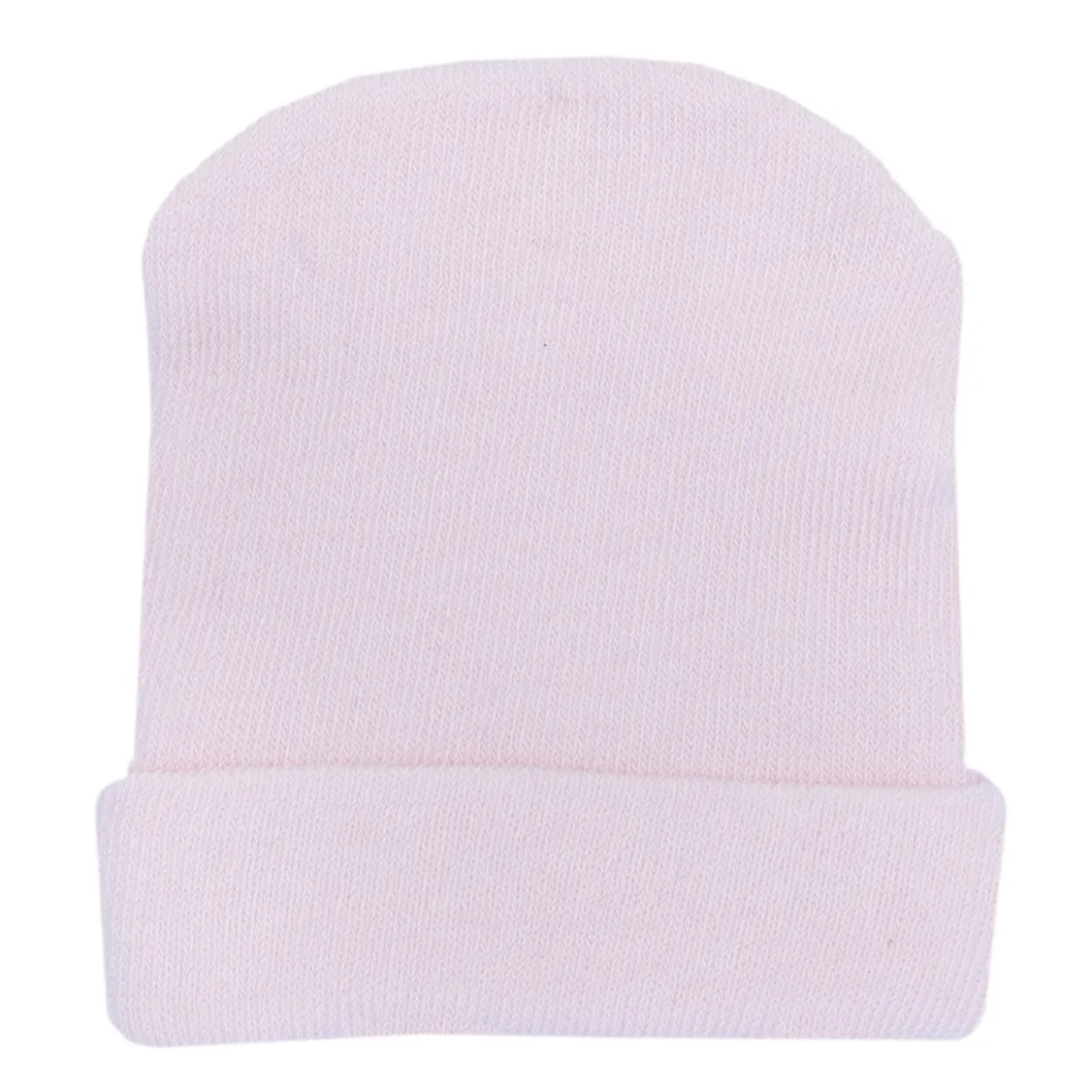 Cappello in maglia con risvolto