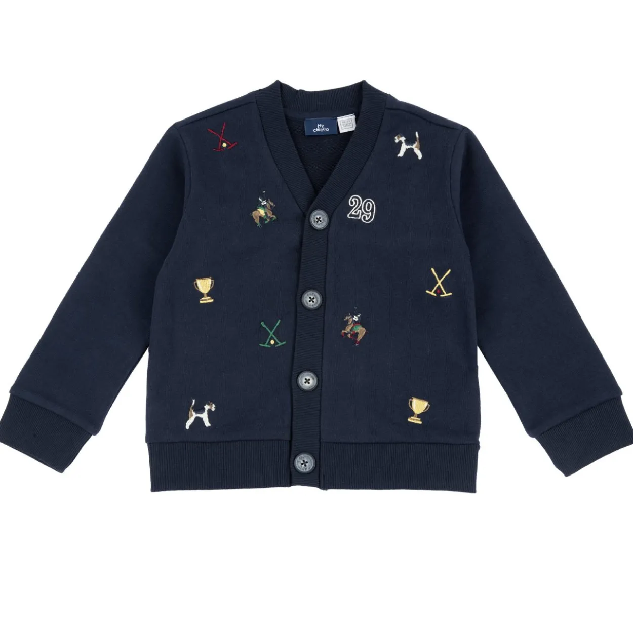 Cardigan con bottoni
