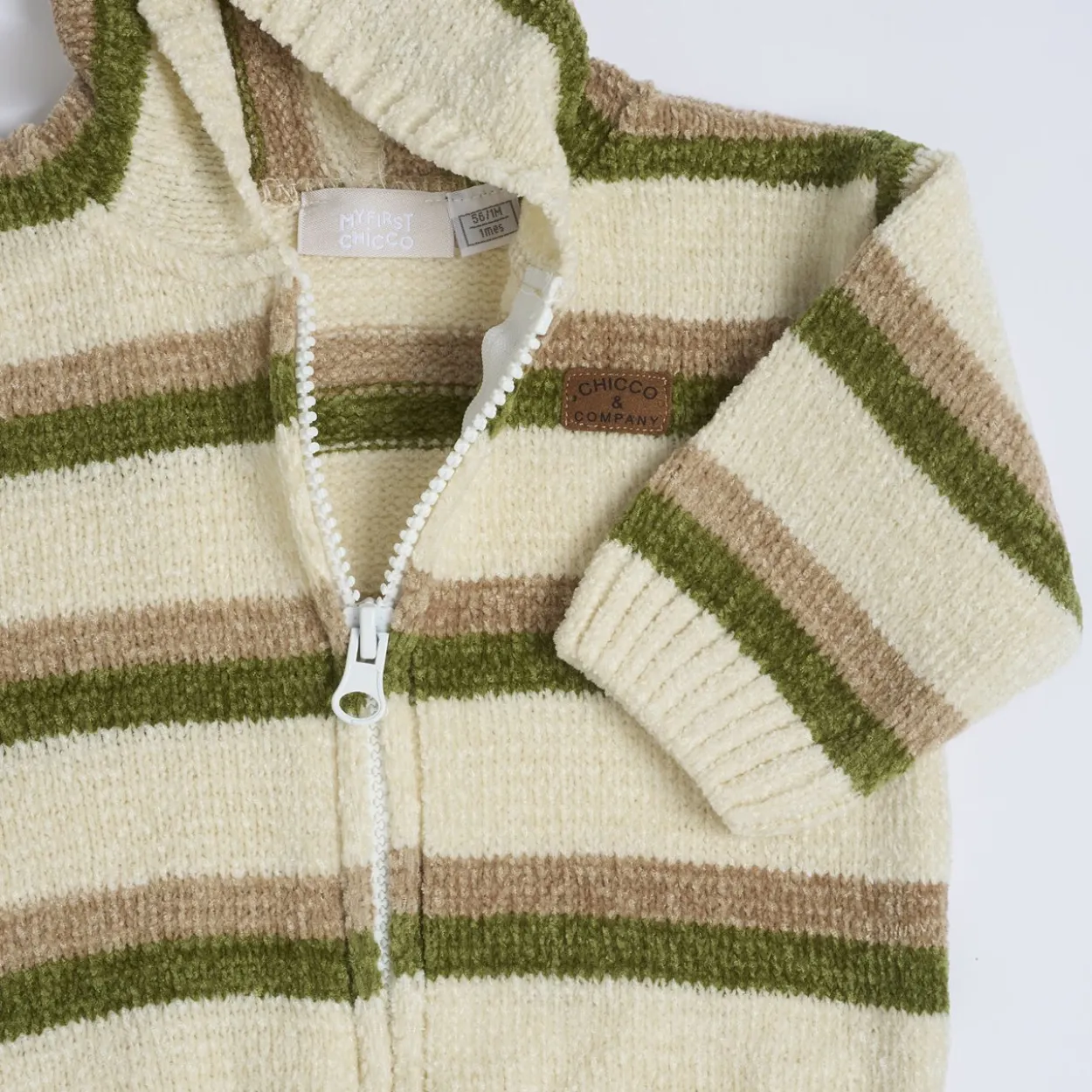Cardigan con cappuccio