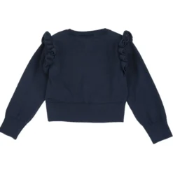 Cardigan con rouches