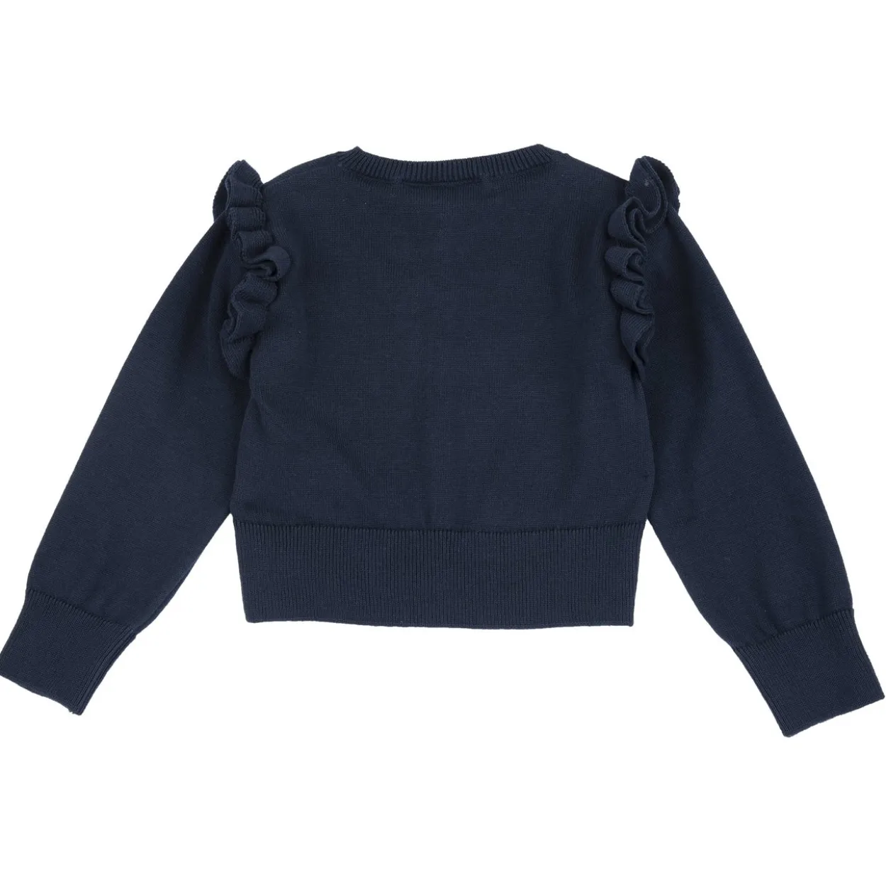 Cardigan con rouches