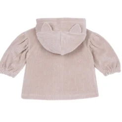 Cardigan con zip e cappuccio