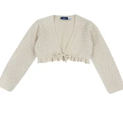 Cardigan corto scollo a V