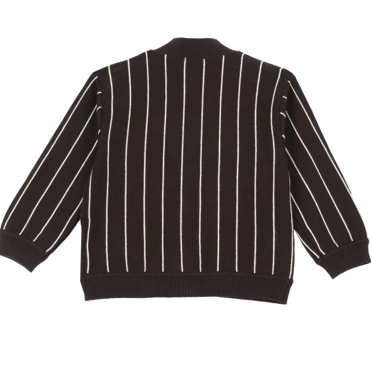 Cardigan in maglia rigato