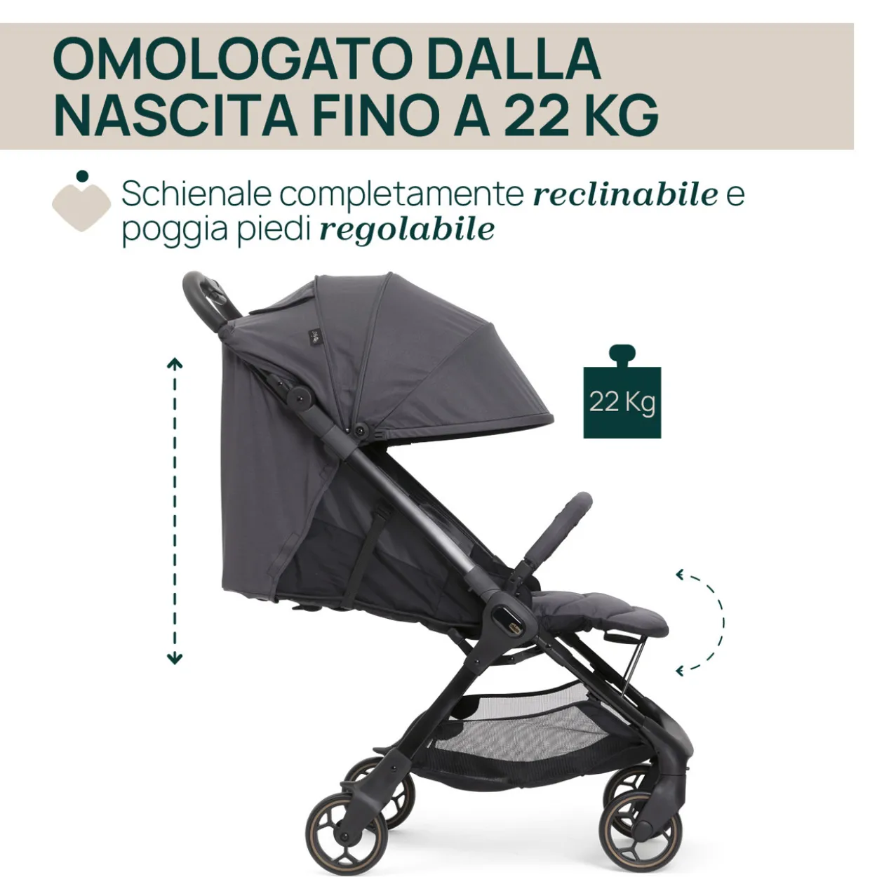 Chicco WE 2, Passeggino Aereo e Viaggio