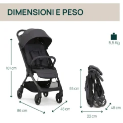 Chicco WE 2, Passeggino Aereo e Viaggio