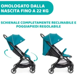 Chicco We, Passeggino Aereo e Viaggio