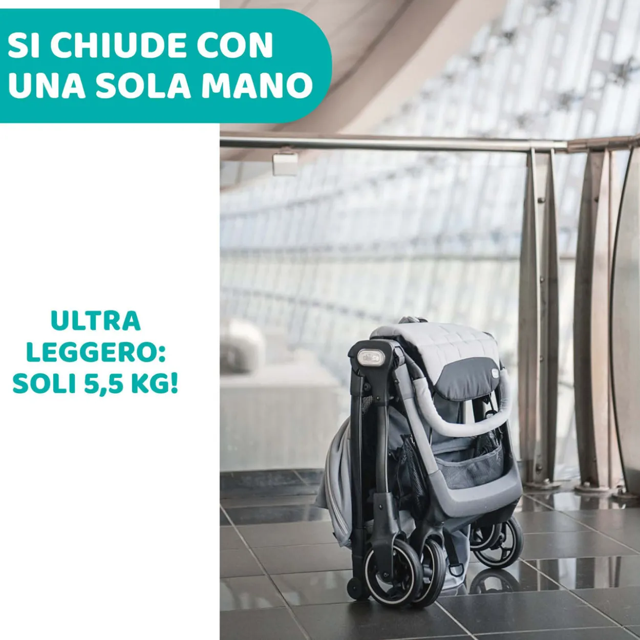 Chicco We, Passeggino Aereo e Viaggio