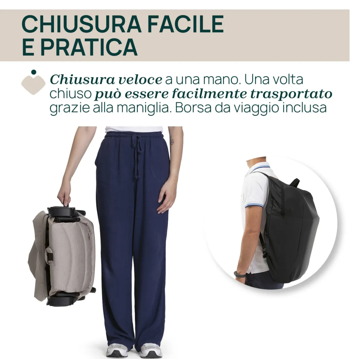 Chicco WE 2, Passeggino Aereo e Viaggio