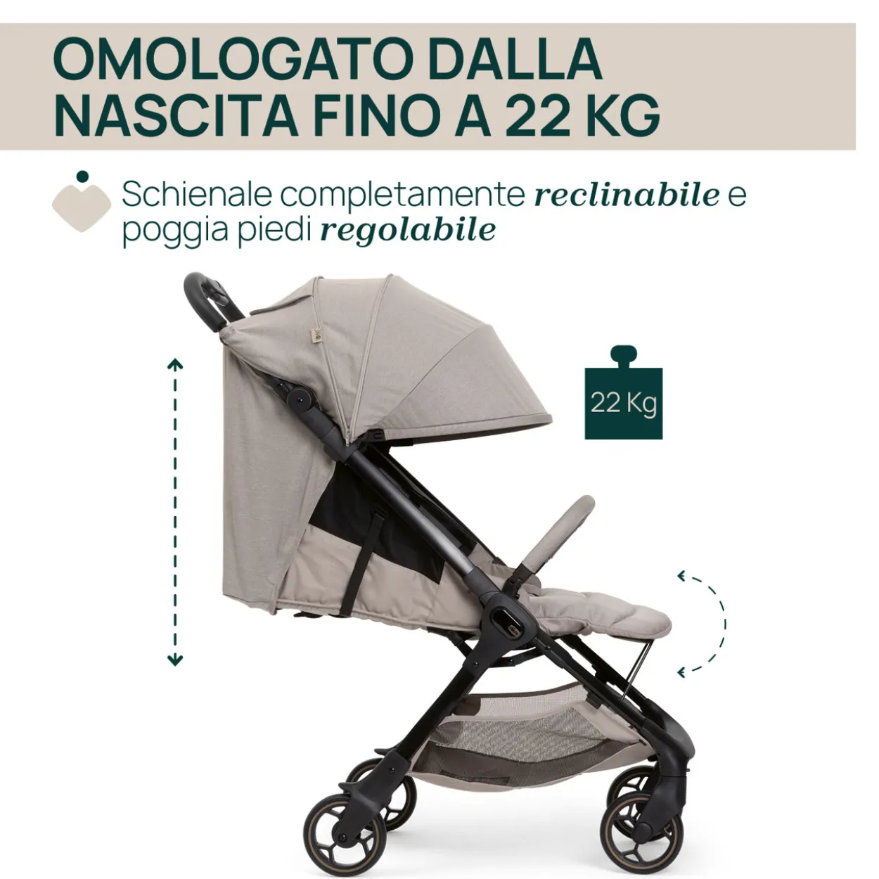 Chicco WE 2, Passeggino Aereo e Viaggio