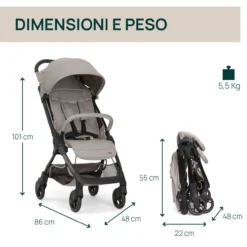 Chicco WE 2, Passeggino Aereo e Viaggio