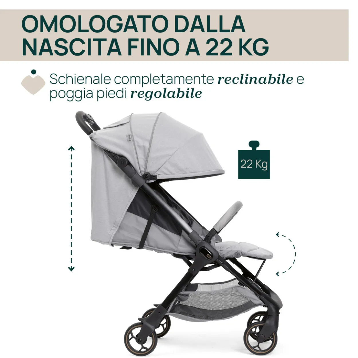 Chicco WE 2, Passeggino Aereo e Viaggio