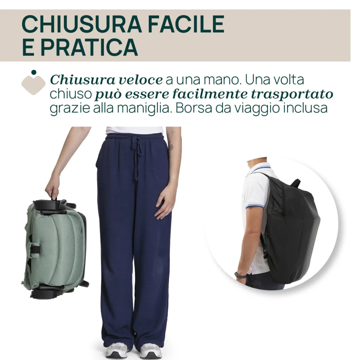 Chicco WE 2, Passeggino Aereo e Viaggio