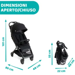 Chicco We, Passeggino Aereo e Viaggio