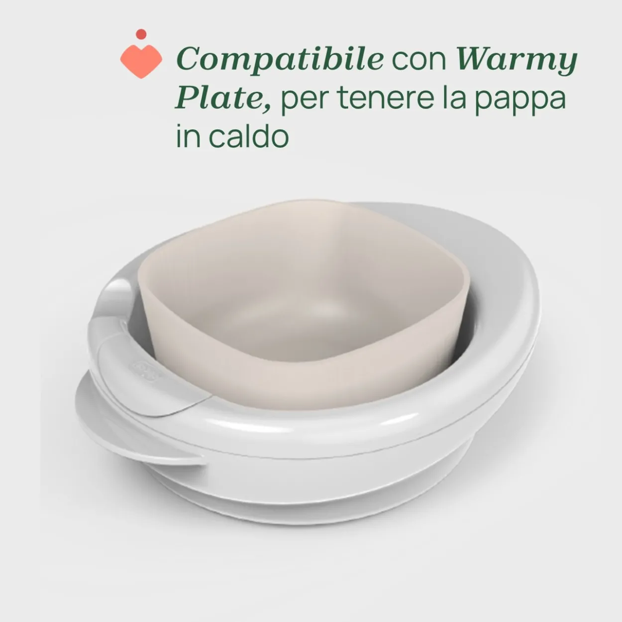 Ciotola con coperchio 6m+