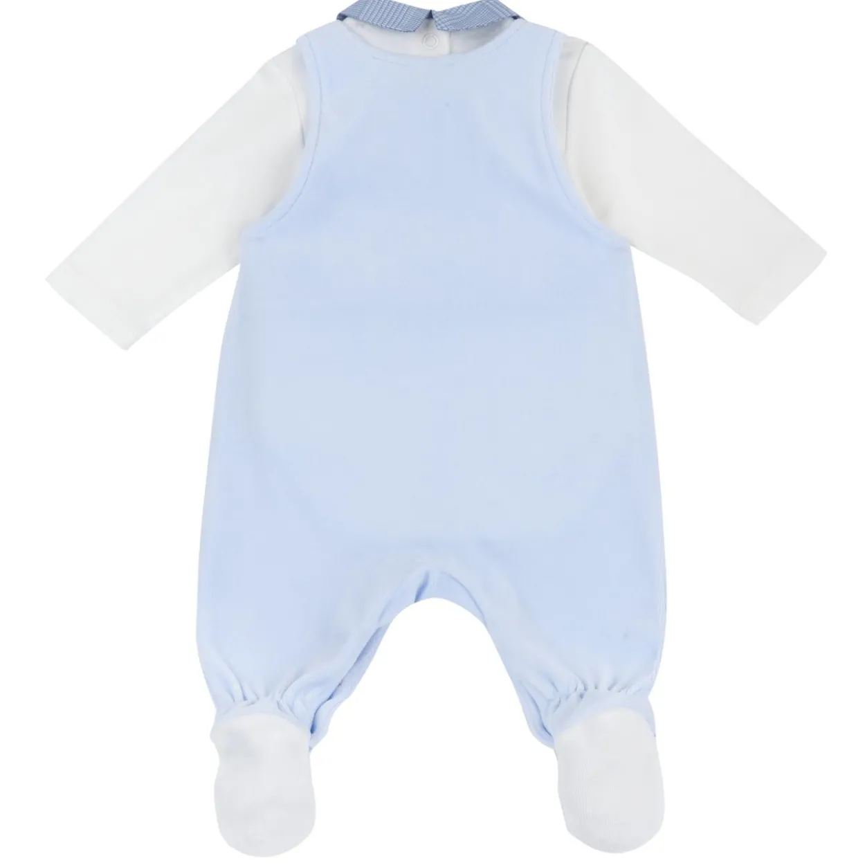 Completo body con salopette lunga