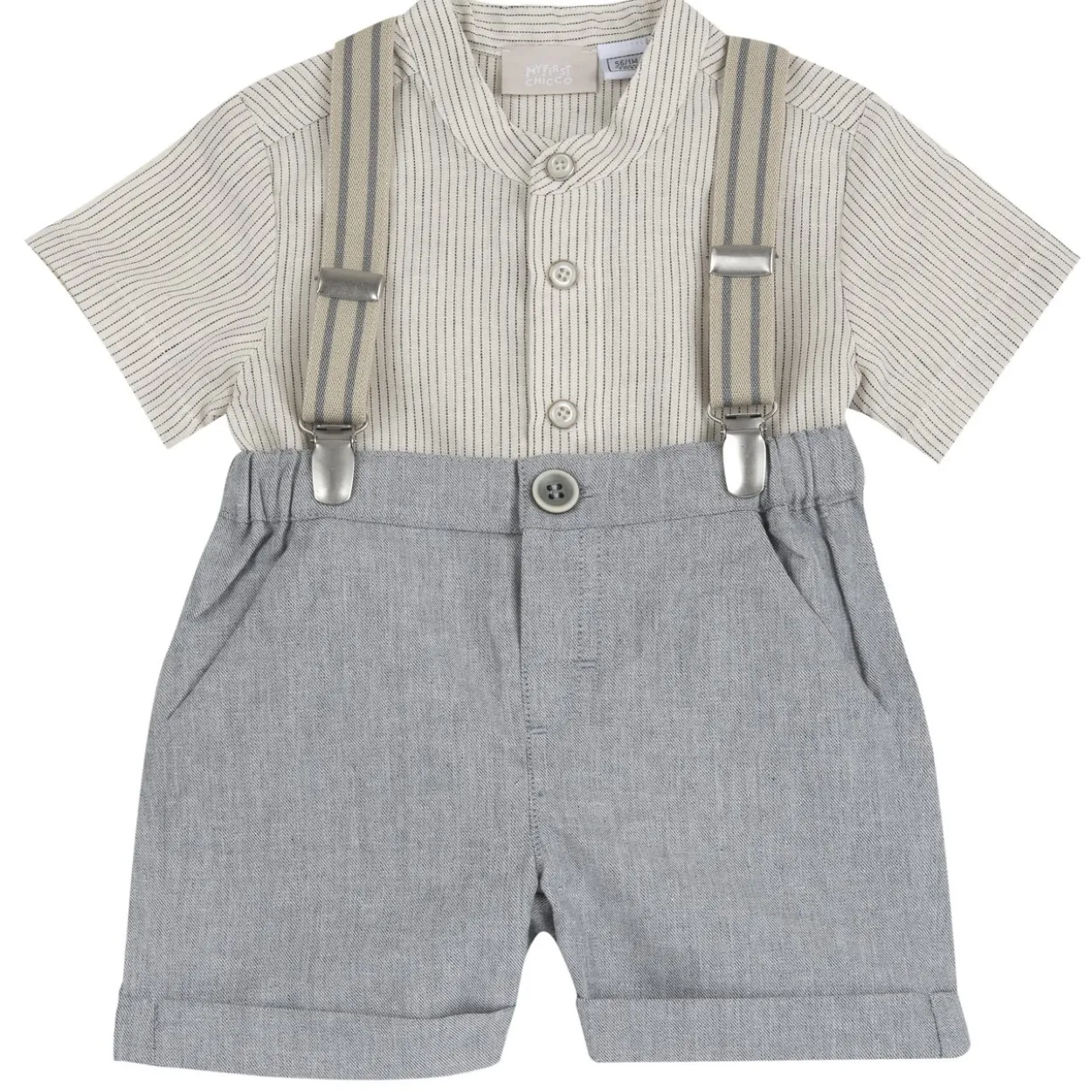 Completo camicia manica corta e pantaloni corti