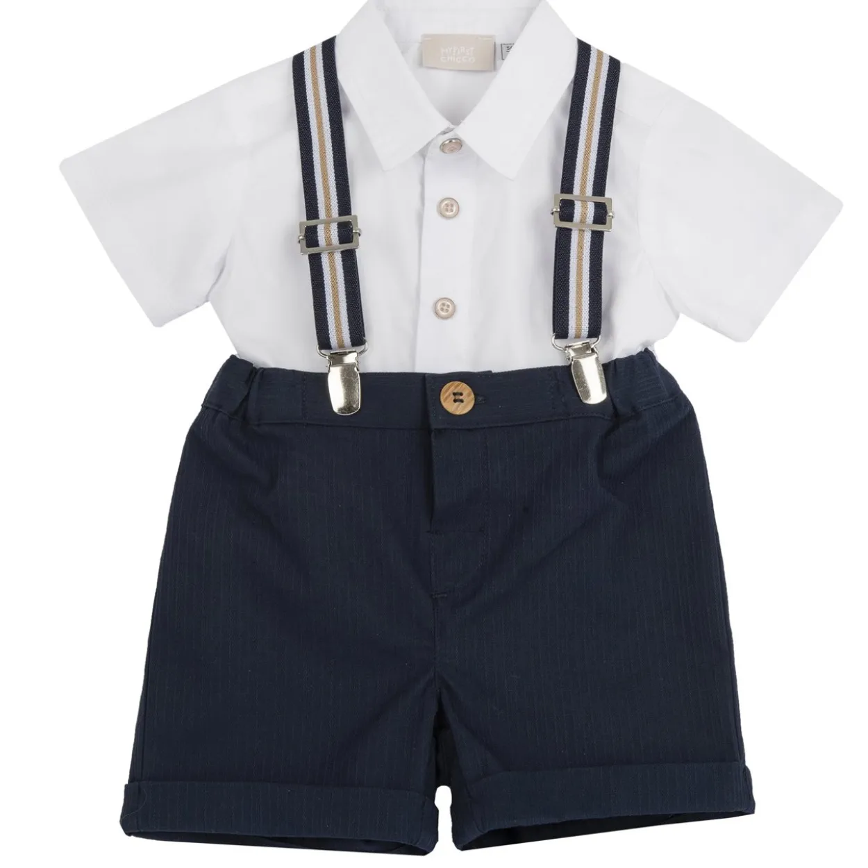 Completo camicia manica corta e pantaloni corti
