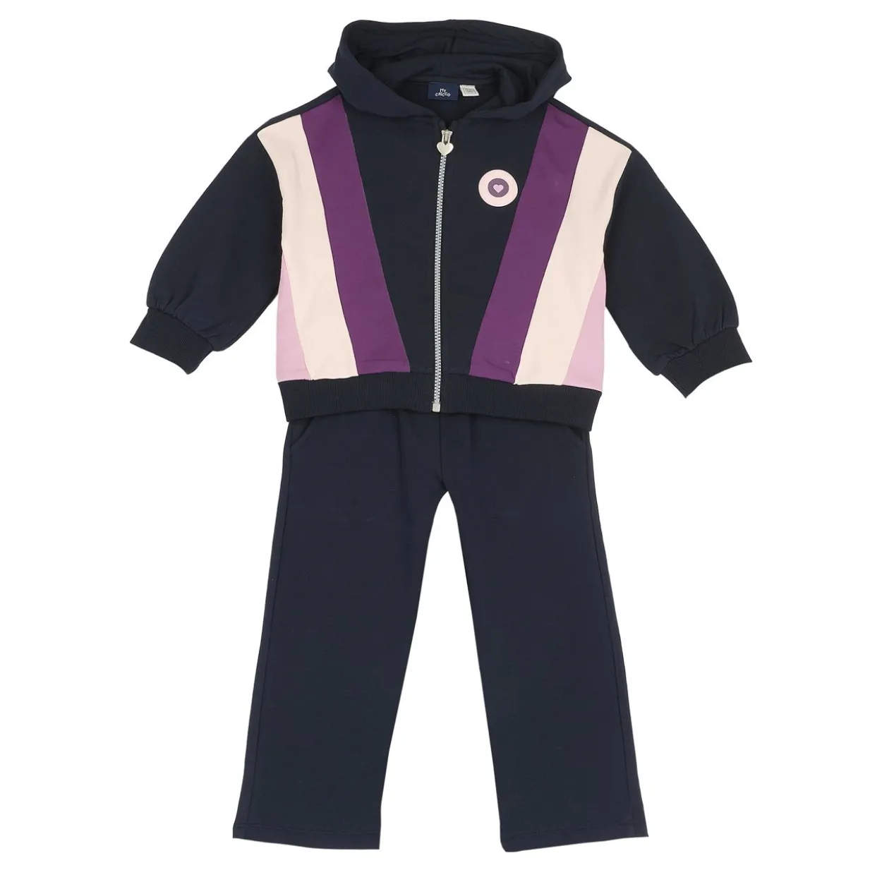 Completo felpa con cappuccio e pantaloni
