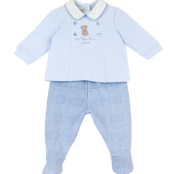 Completo maglia e pantaloni con piedini