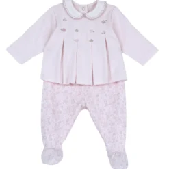 Completo maglia e pantaloni con piedini