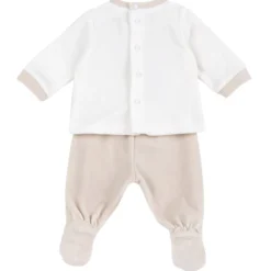 Completo maglia e pantaloni con piedini