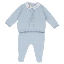 Completo maglia e pantaloni con piedini