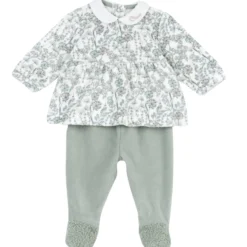 Completo maglia e pantaloni con piedini