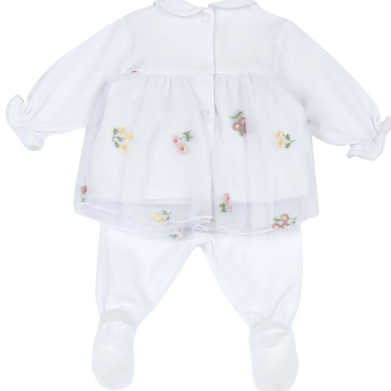 Completo maglia e pantaloni con piedini