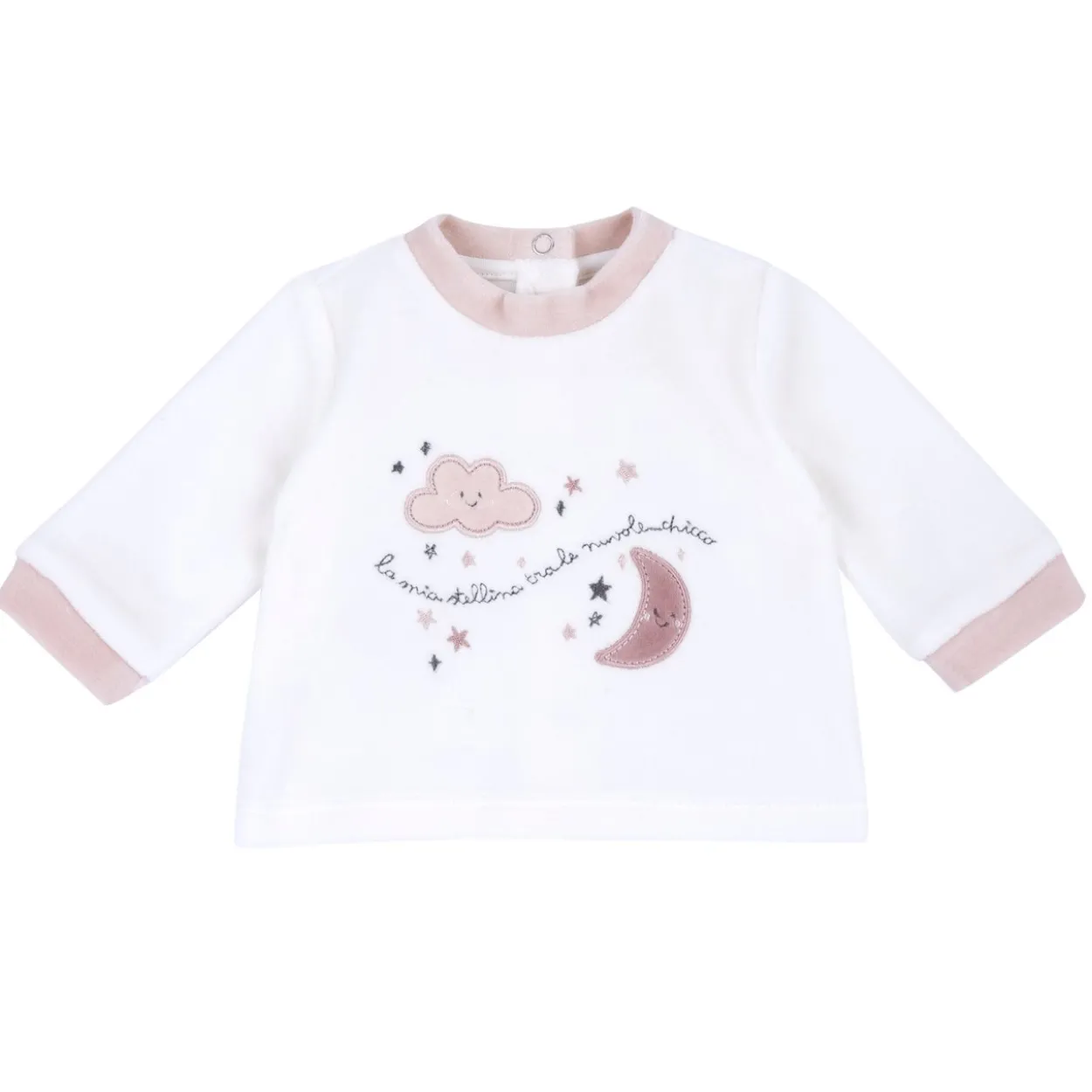Completo maglia e pantaloni con piedini