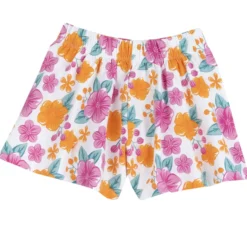 Completo maglietta con pantaloni corti fantasia