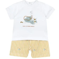 Completo maglietta manica corta con pantaloni corti