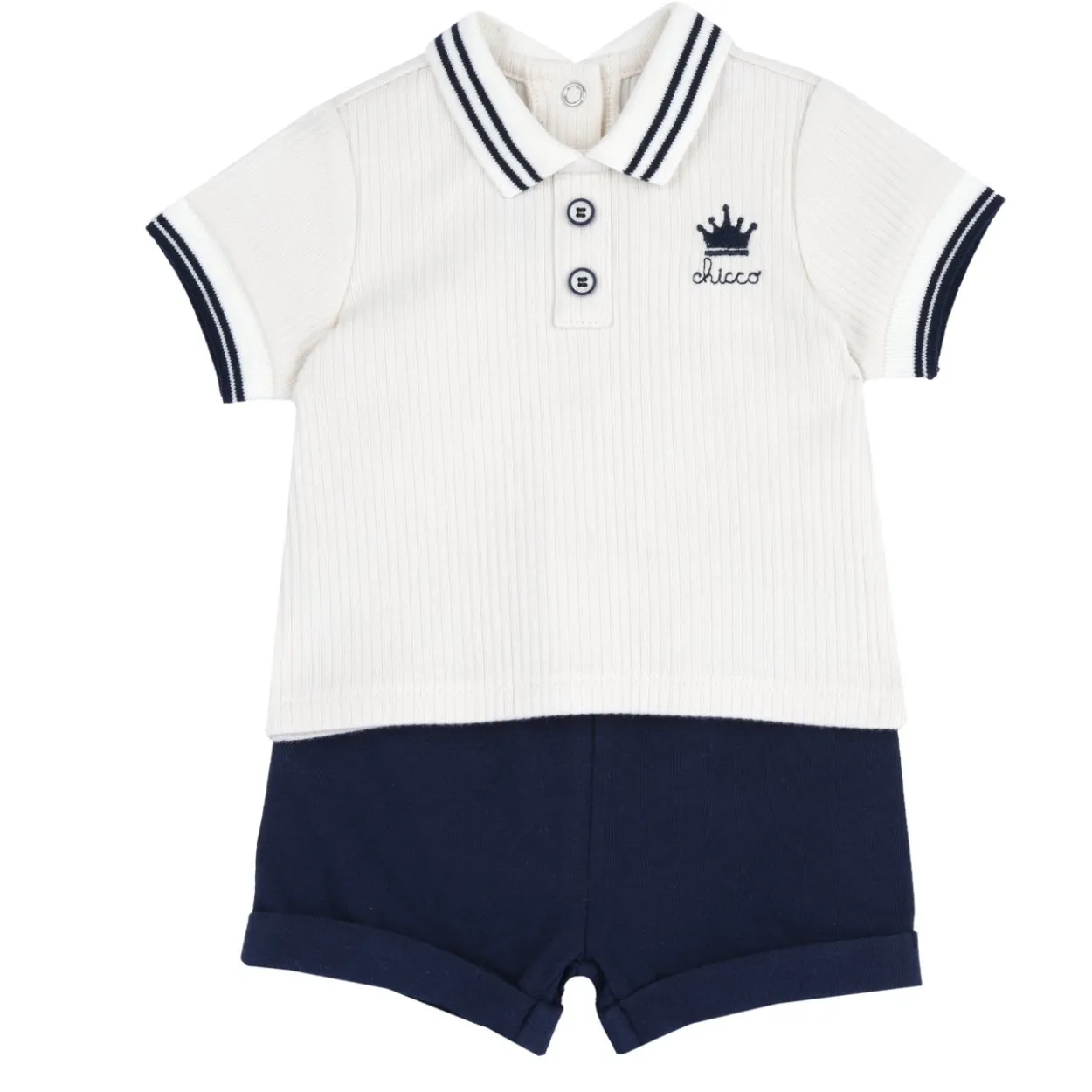 Completo polo manica corta con pantaloni corti