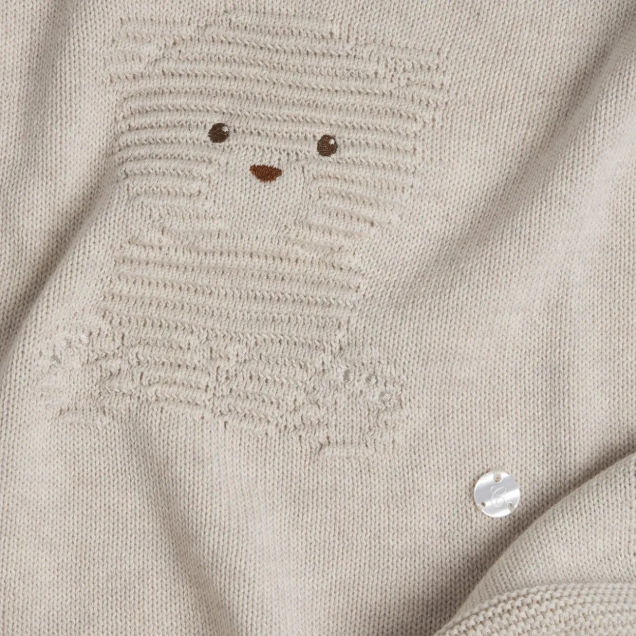 Coperta carrozzina in maglia