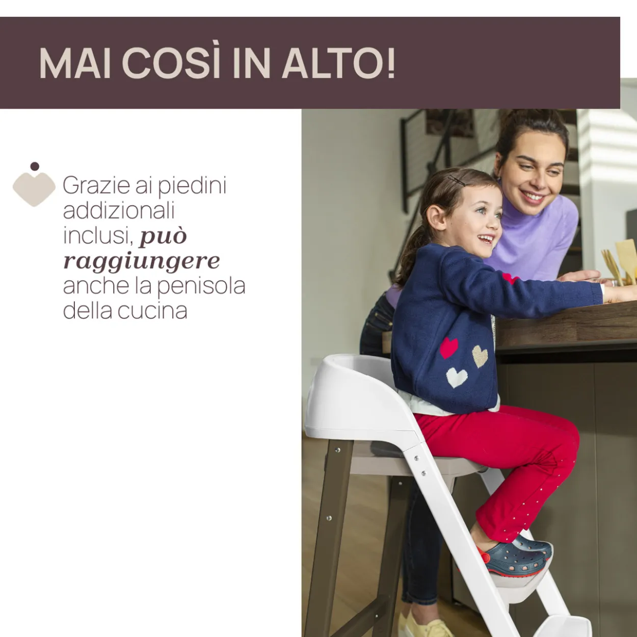 Crescendo Up sedia evolutiva