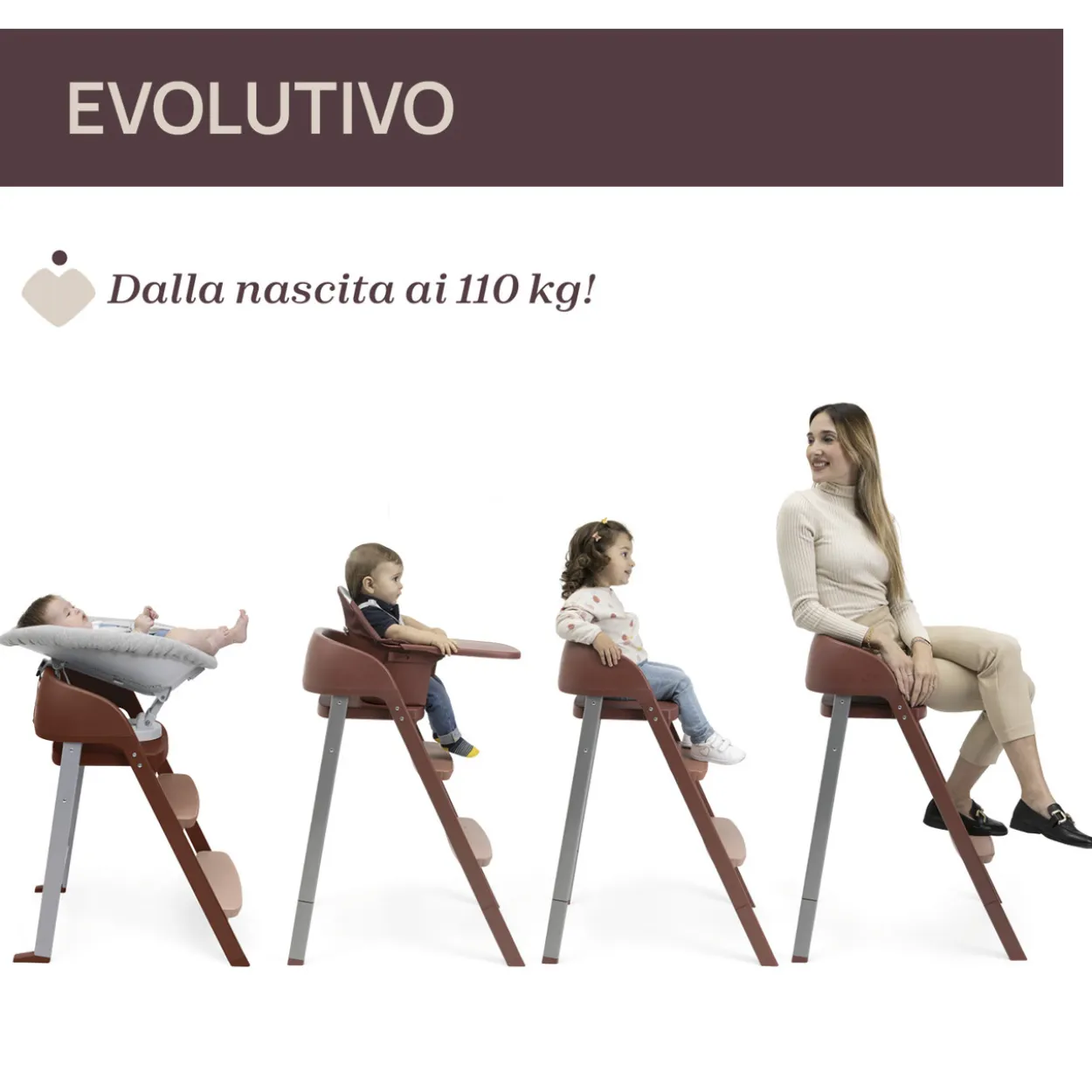 Crescendo Up sedia evolutiva