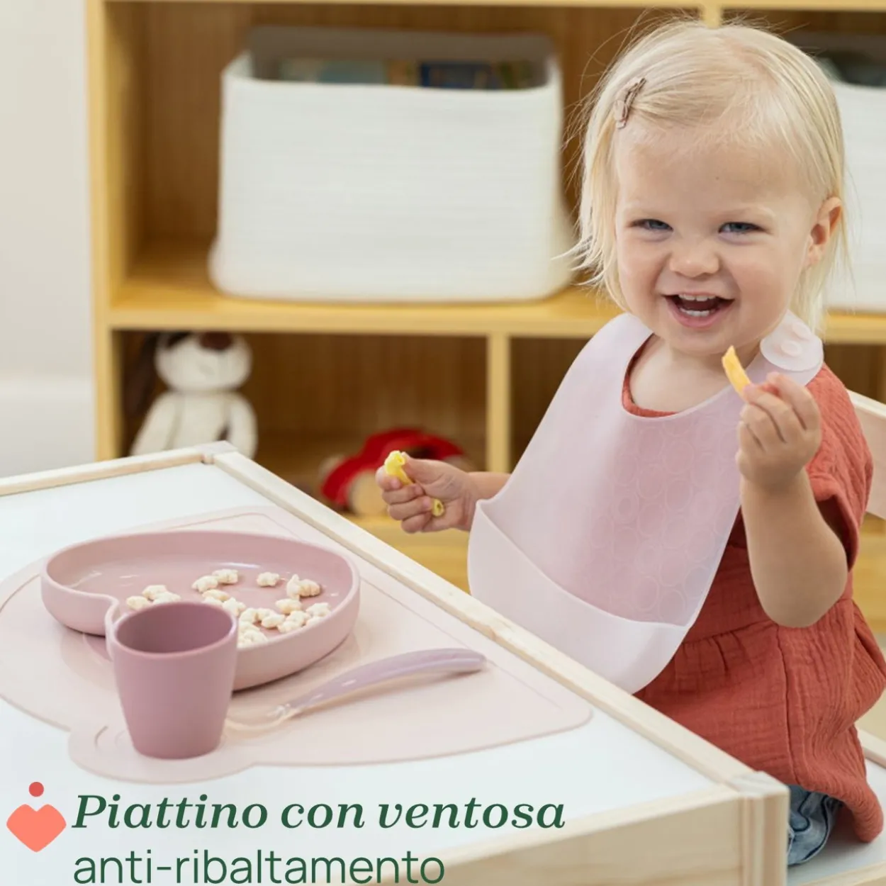 Easy Food - Set di svezzamento in silicone